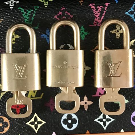 authentic lv padlock|louis vuitton padlock and key.